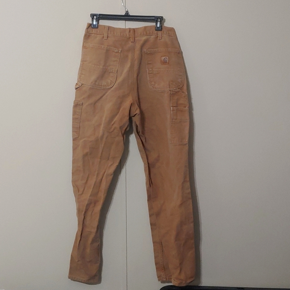 Carhartt Brown Carpenter Pants Men's Size 34x34